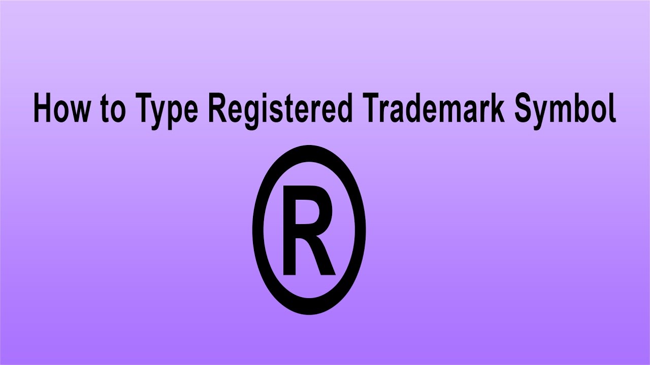 make r for registered on mac